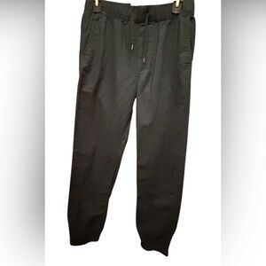 Navy men’s XS H&M linen cargo joggers